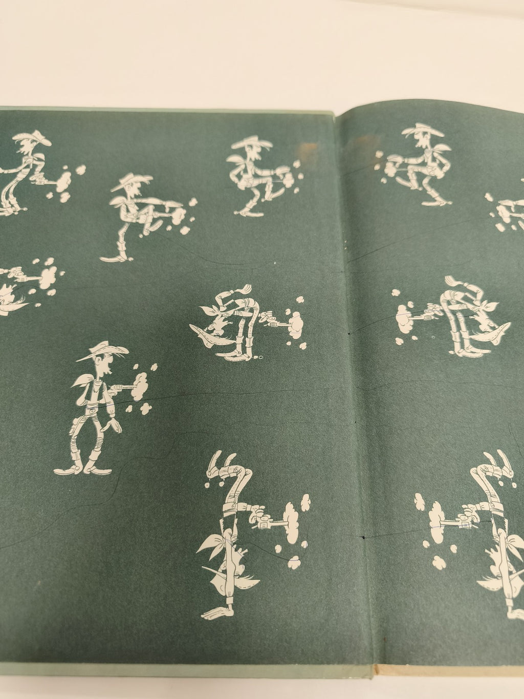 Vintage BD ancien Lucky Luke La guérison des Dalton édition 1975 collection rare