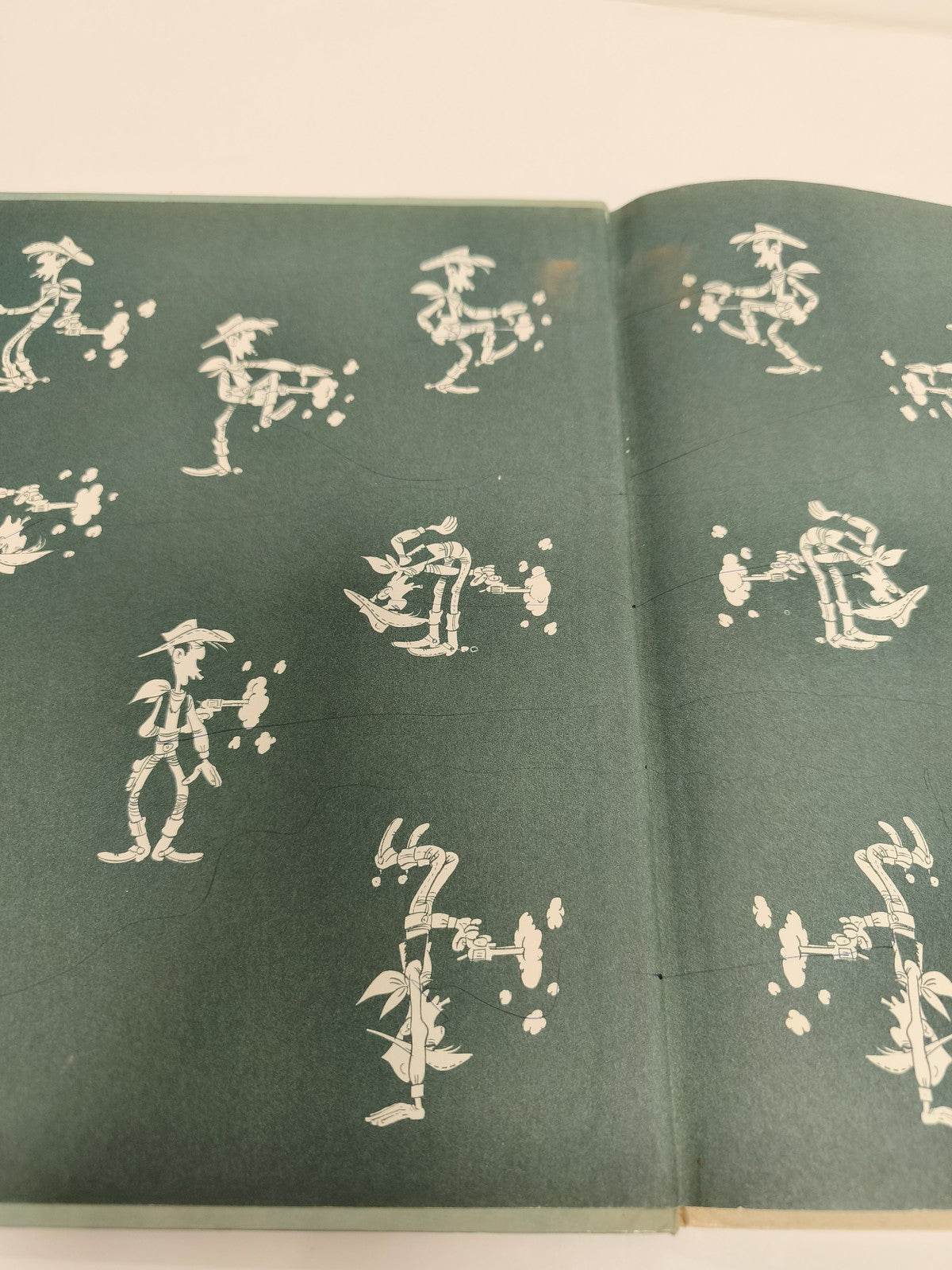 Vintage BD ancien Lucky Luke La guérison des Dalton édition 1975 collection rare
