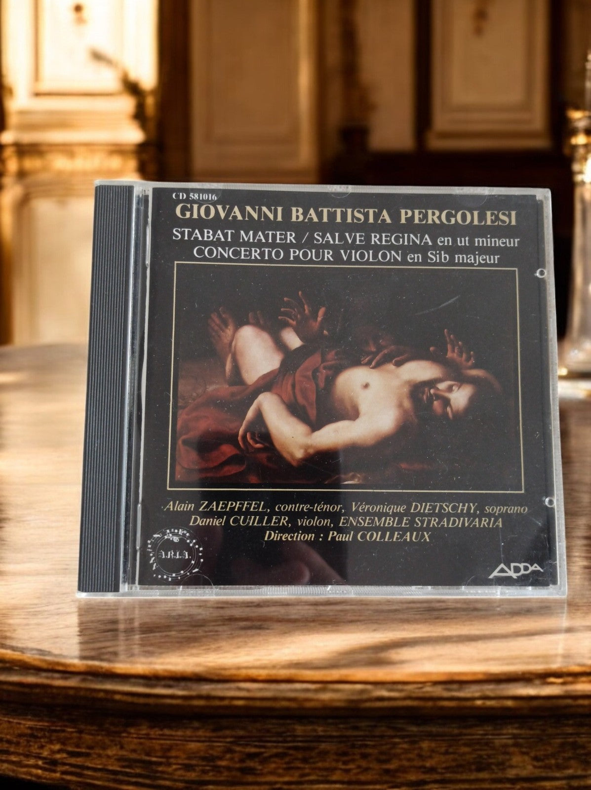 CD Pergolesi Stabat Mater Salve Regina Ensemble Stradivaria Zaepffel Dietschy
