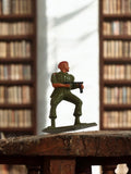 Figurine soldat Starlux vintage, statuette militaire rétro, plastique peint