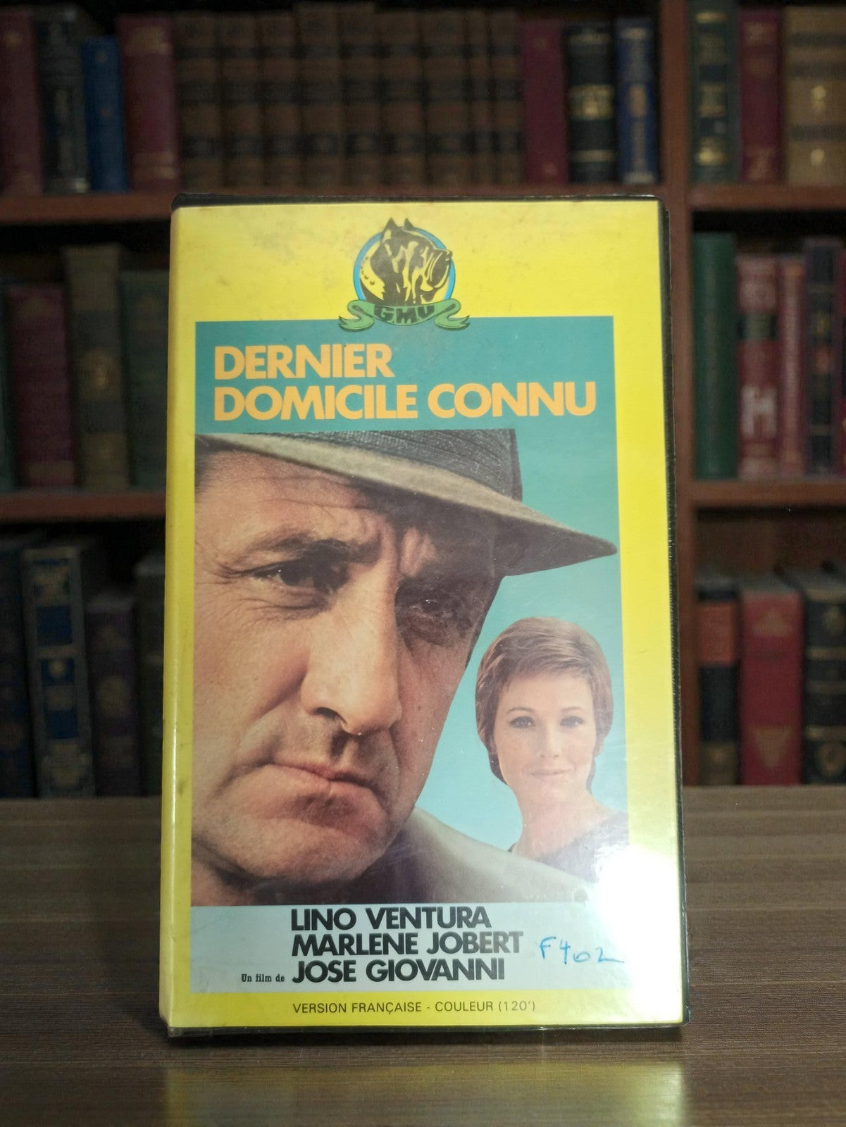 Cassette VHS Dernier Domicile Connu Lino Ventura rétro vintage film vidéo