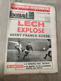 Ancien journal France Football 1969 Lech Explose France Suède vintage sport