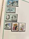 Timbres DDR Allemagne de l’Est sport, astronautes, portraits, lot philatélie