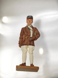 Figurine soldat Del Prado plomb vintage uniforme marron militaire ancien