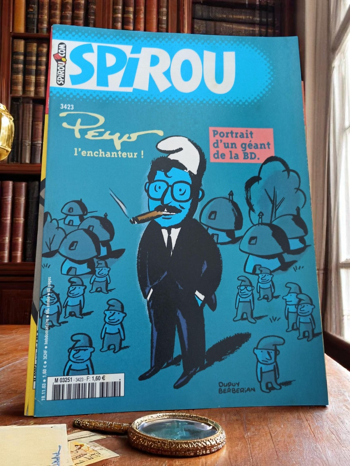 Magazine Spirou n°3423 vintage ? Peyô Schtroumpfs ? BD rétro collector