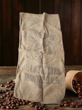 Sac en toile de jute ancien G. Letellier Montpellier vintage rétro déco