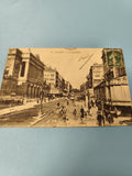 Carte postale ancienne Marseille La Canebière CPA vintage, timbre 5c, signée