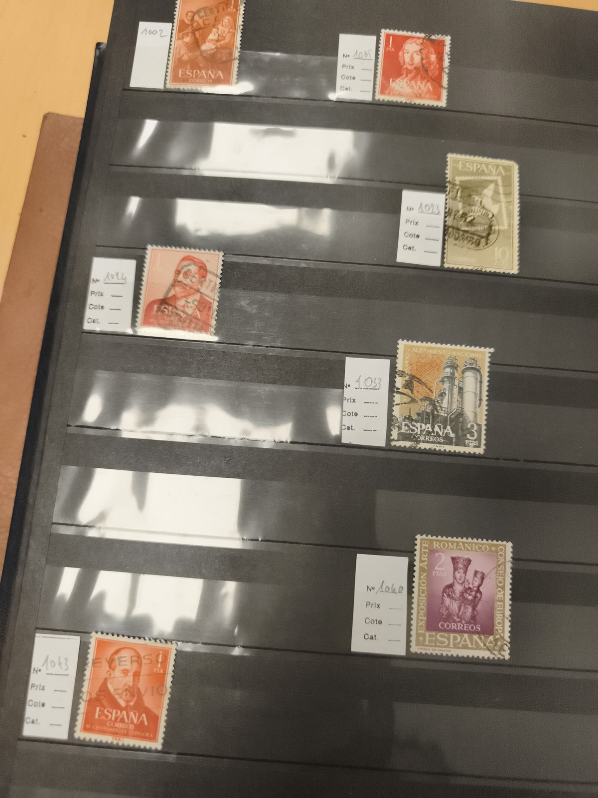 Timbres Espagne anciens divers, album philatélie thématique, oblitérés