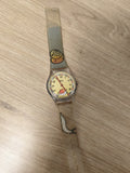 Montre KEX transparente motif escargot et poisson, bracelet illustré, enfant