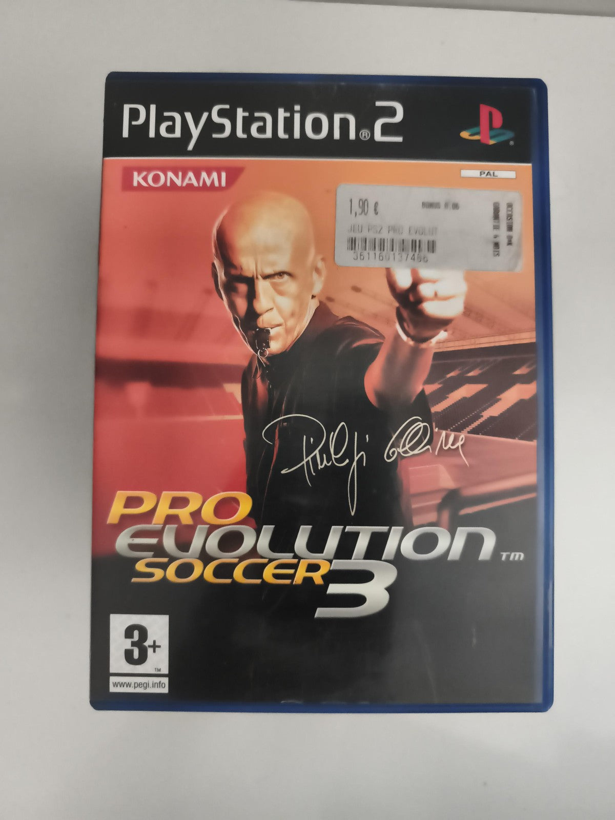 Jeu PlayStation 2 Pro Evolution Soccer 3 Konami PAL football PS2