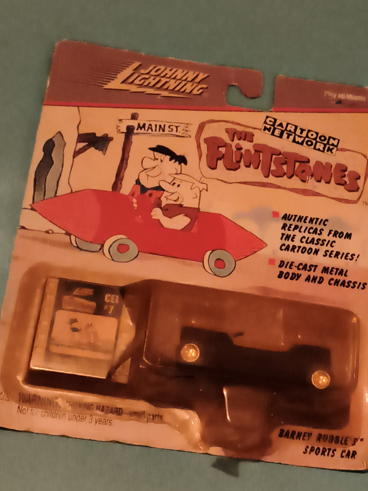 Voiture Johnny Lightning Flintstones diecast vintage Cartoon Network rare