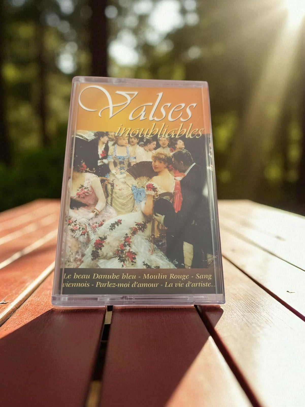 Cassette audio Valses inoubliables rétro K7 musique ancienne années 80-90