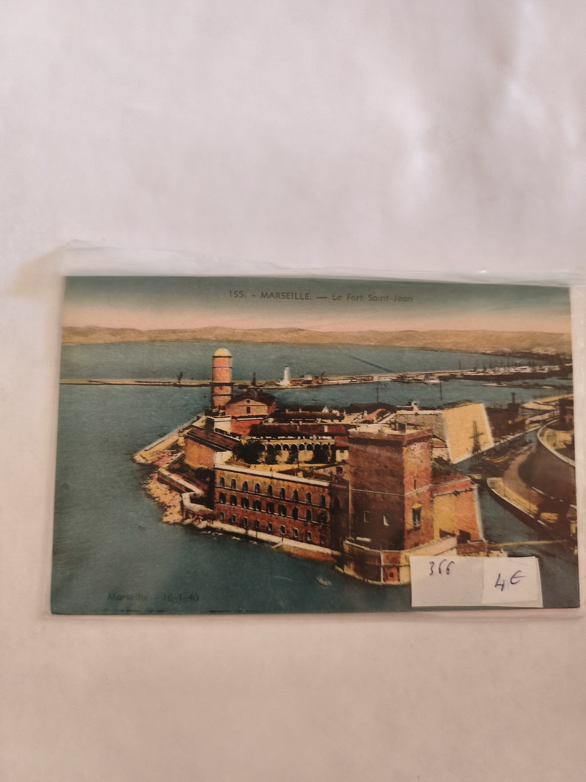 Carte postale ancienne vintage Marseille collection rétro France paysage port