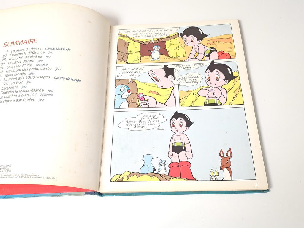 Vintage livre Astroboy ancien manga rétro édition rare collection Japon
