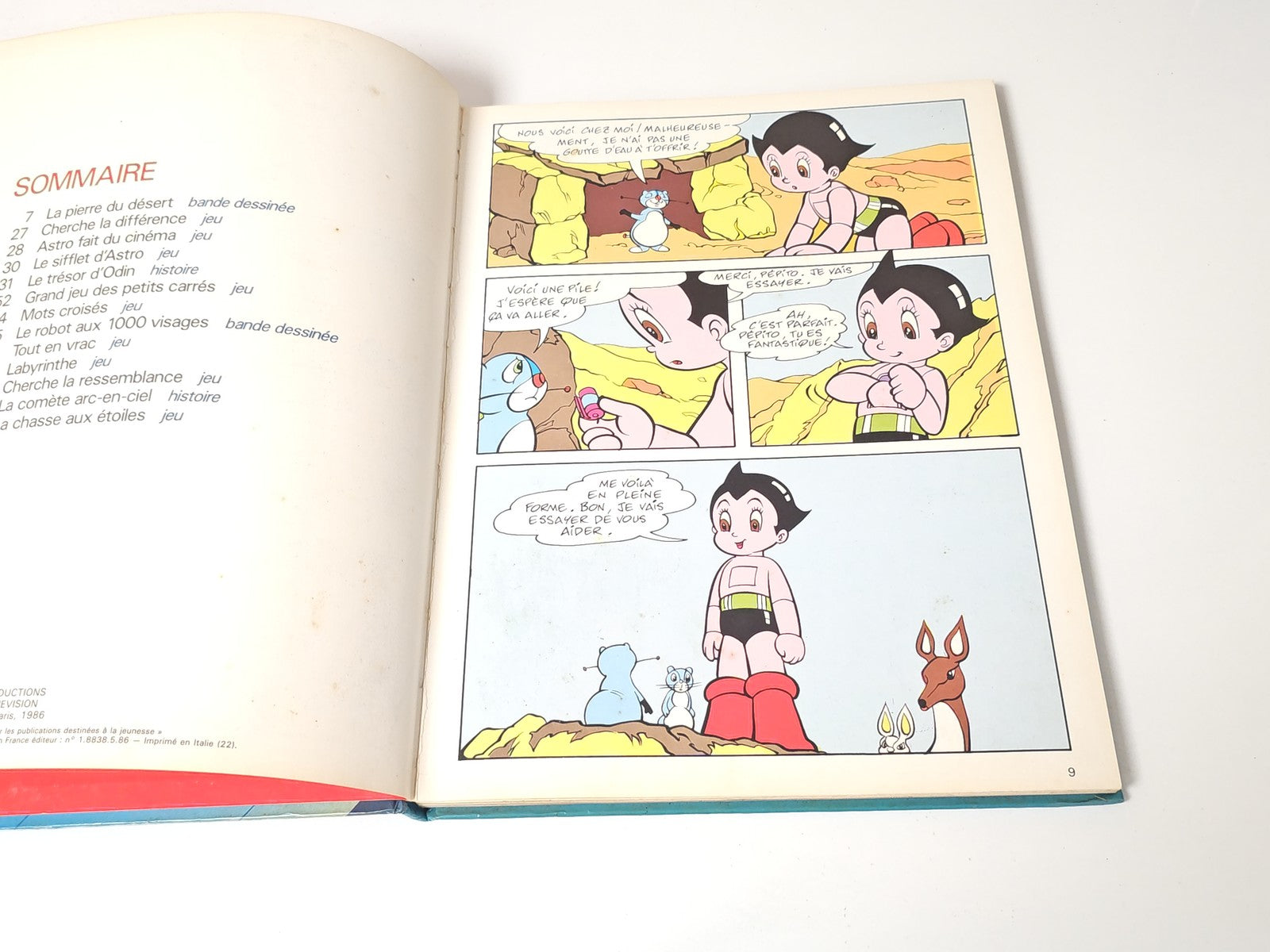 Vintage livre Astroboy ancien manga rétro édition rare collection Japon
