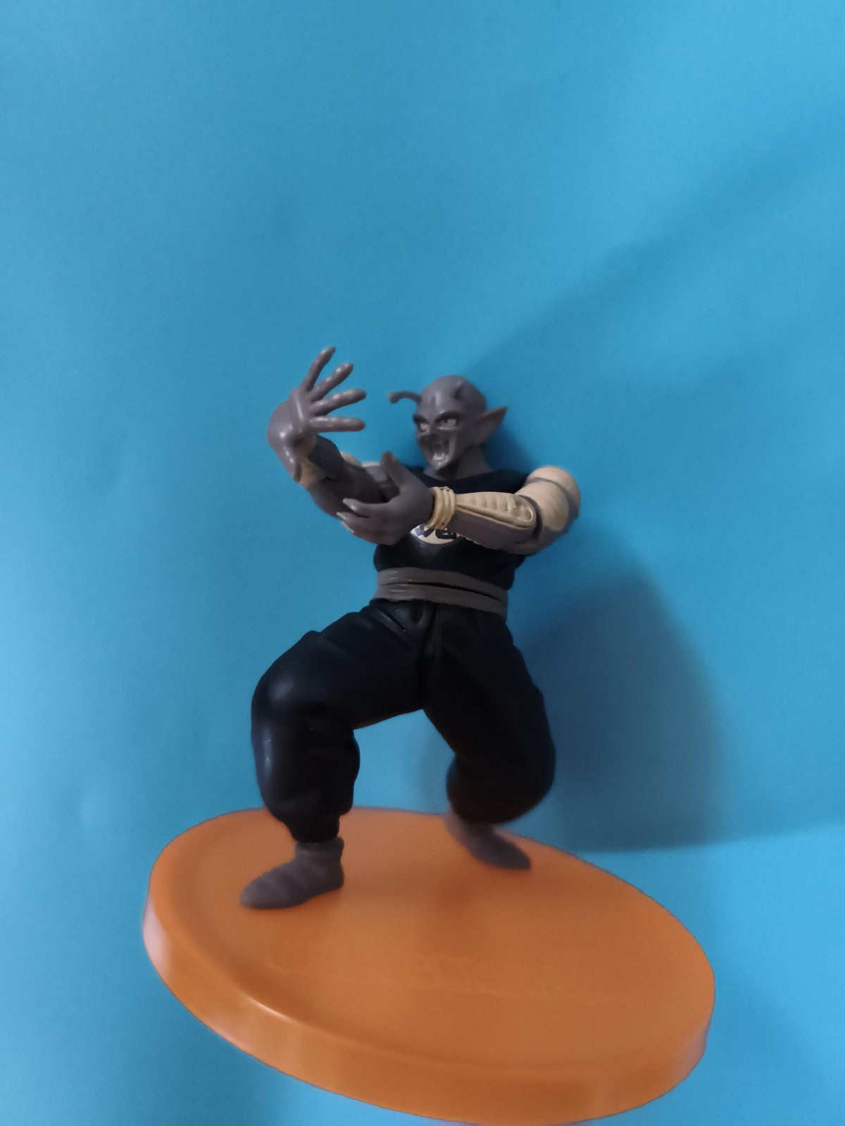 Figurine Dragon Ball Z Babidi Majin, Gashapon, socle orange, statuette DBZ