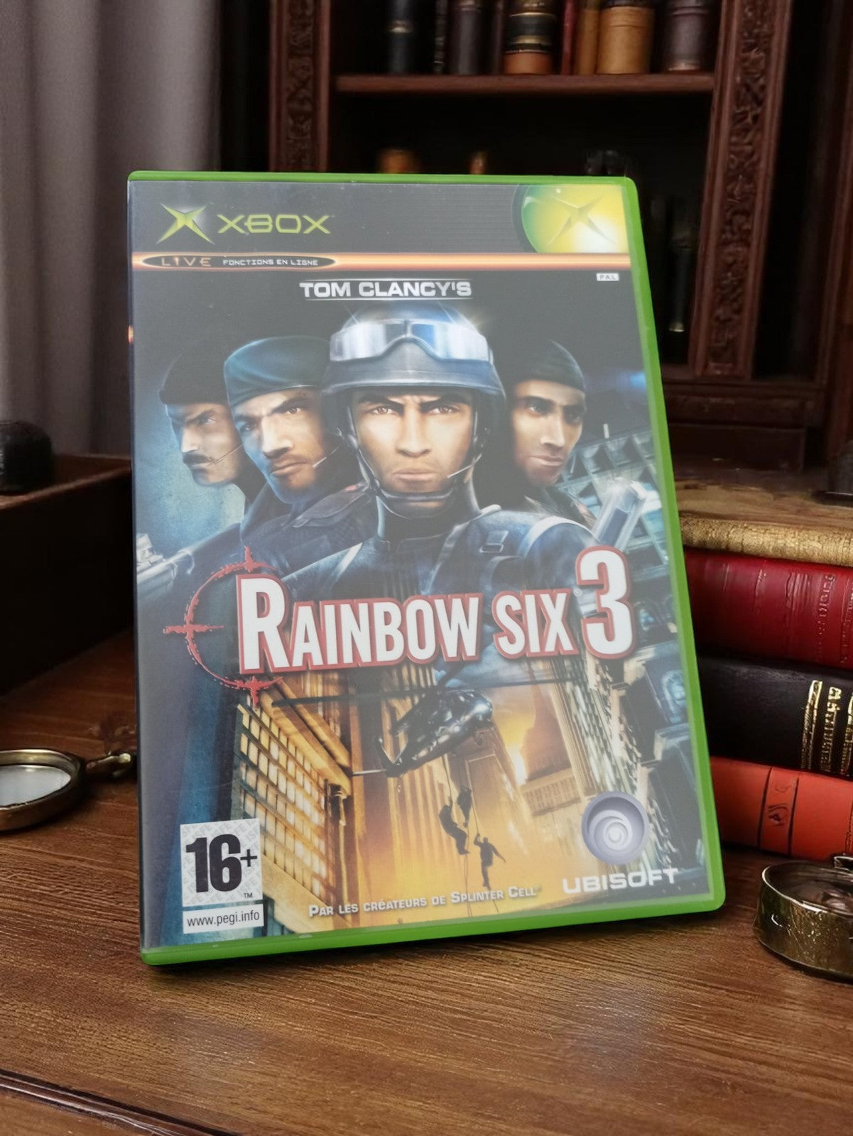 Jeu Xbox Tom Clancy's Rainbow Six 3 complet vintage Ubisoft 16+ fonctionnel