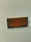 Vintage pin's Géant Casino rectangulaire logo boulangerie collection
