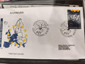 Lettre premier jour DANMARK 1992 Europe FDC timbre 3.75 DK Kobenhavn philatélie