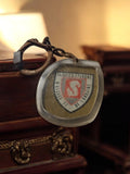 Porte-clés vintage Caisse d’Épargne Alsace Lorraine écureuil blason publicitaire