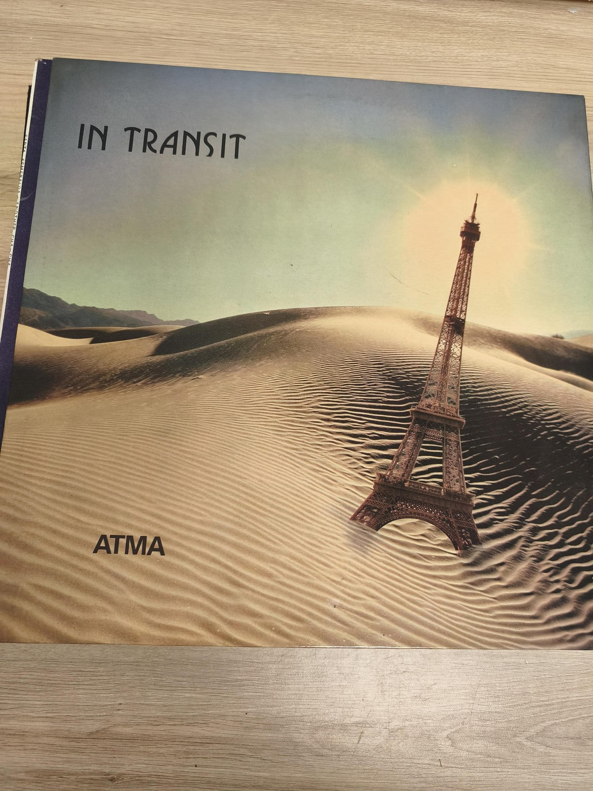 Vinyle 33T ATMA In Transit pochette tour Eiffel désert disque occasion