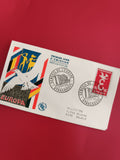 Lettre premier jour Strasbourg Europa 1968 timbre France FDC philatélie (Ref 1)
