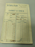 Lot timbres ancien carnet à choix Yvert & Tellier France oblitérés collection