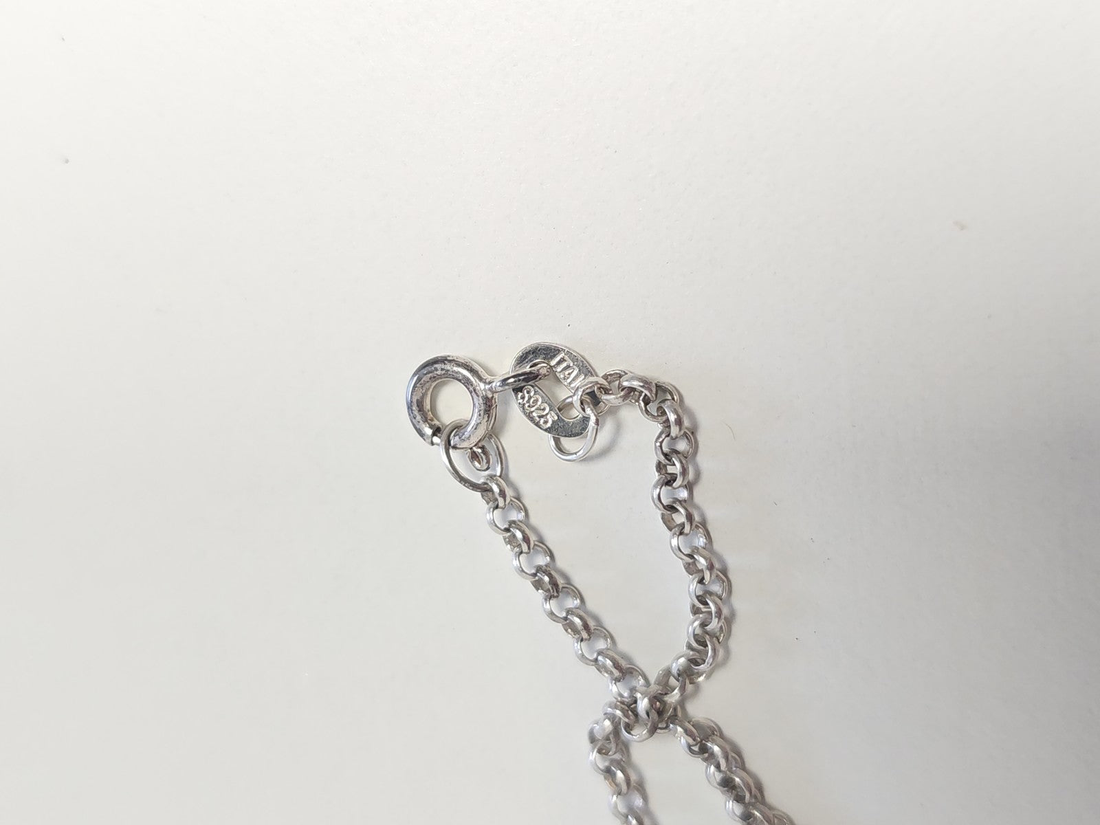 Collier ancien en argent massif 5,7g vintage pour collection bijoux rétro