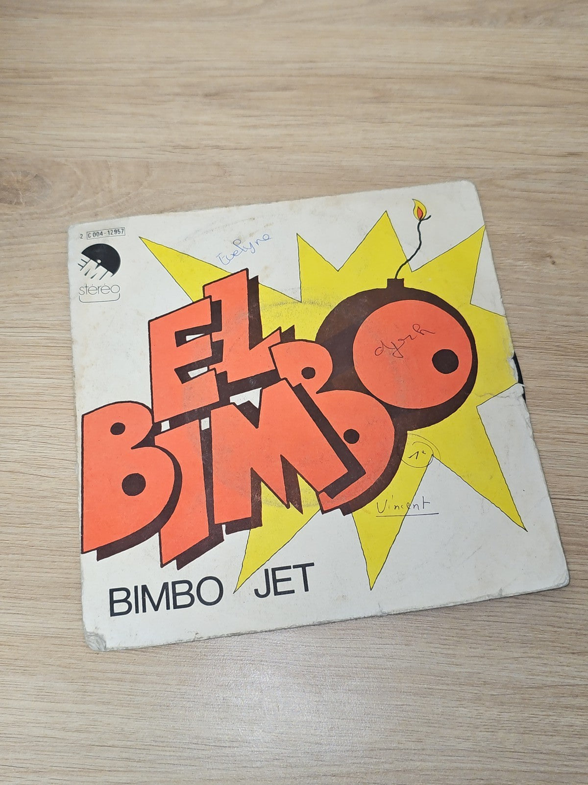 Vintage 45 tours El Bimbo ancien disque vinyle rétro collection musique années 7