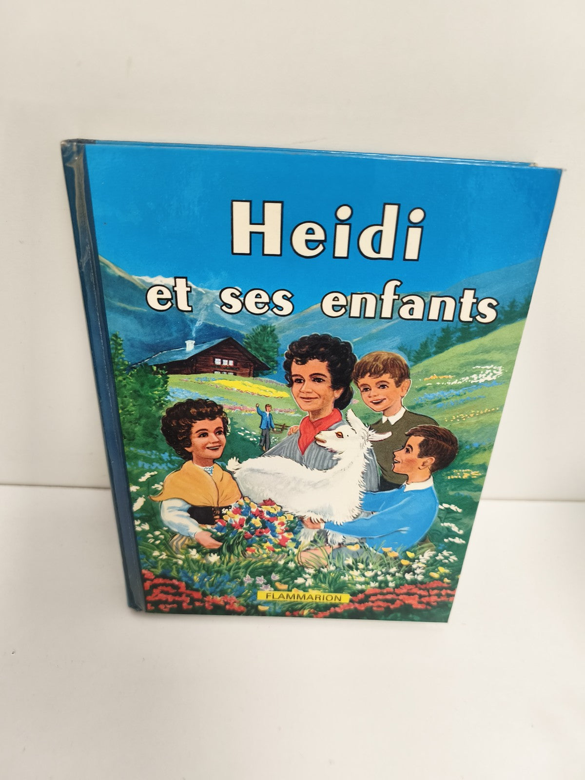 Livre ancien Heidi et ses enfants Flammarion illustré vintage