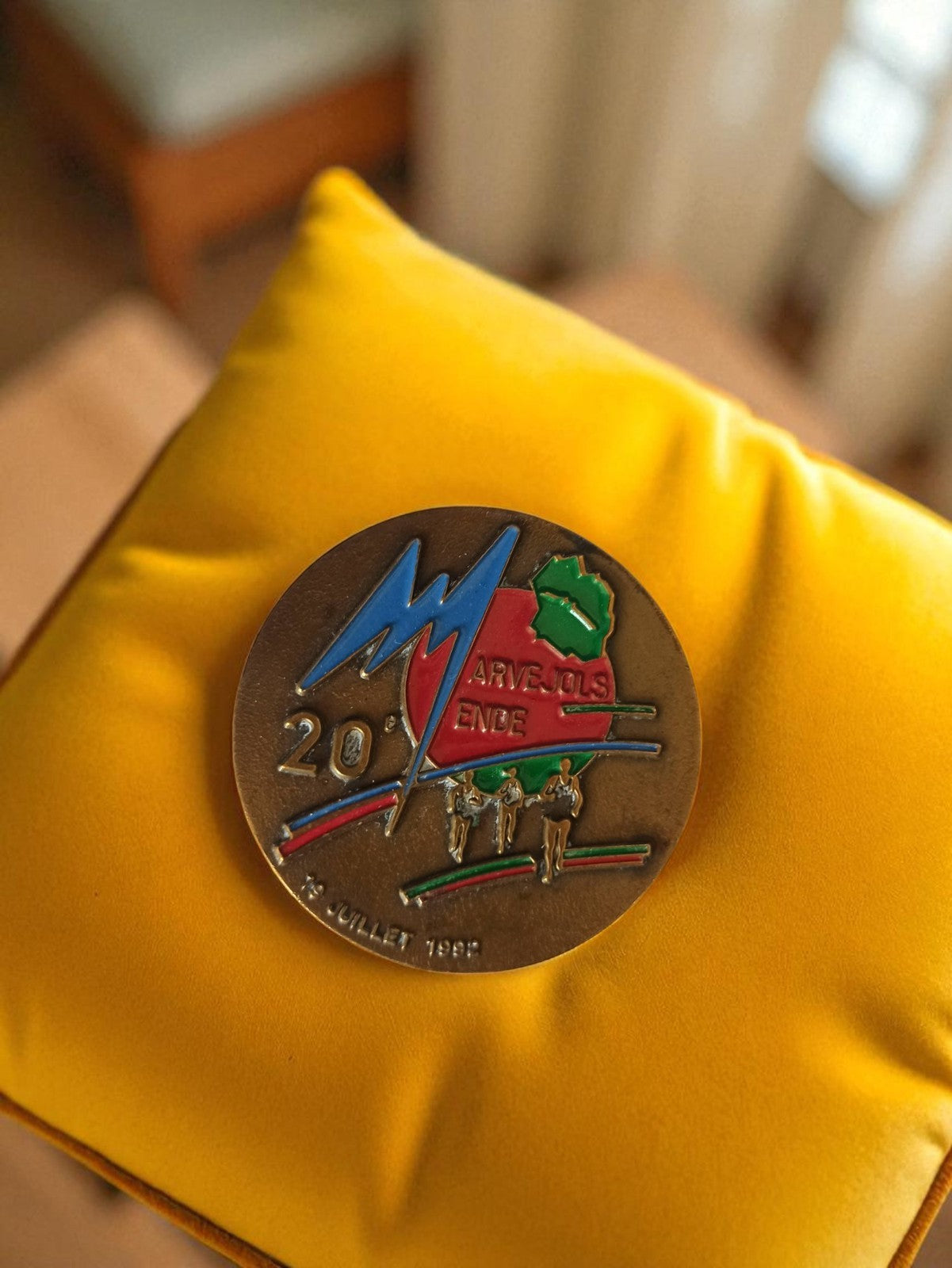 Médaille bronze 20e Marvejols Mende 1992 athlétisme vintage course