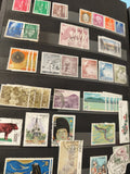 Lot anciens timbres oblitérés Japon, thématiques variées, couleurs vives, collec