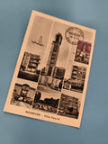 Carte postale Maubeuge oblitérée Premier Jour timbre 15F philatélie (Ref 2)