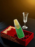 Pin's bouteille champagne vert doré édition limitée vintage pub