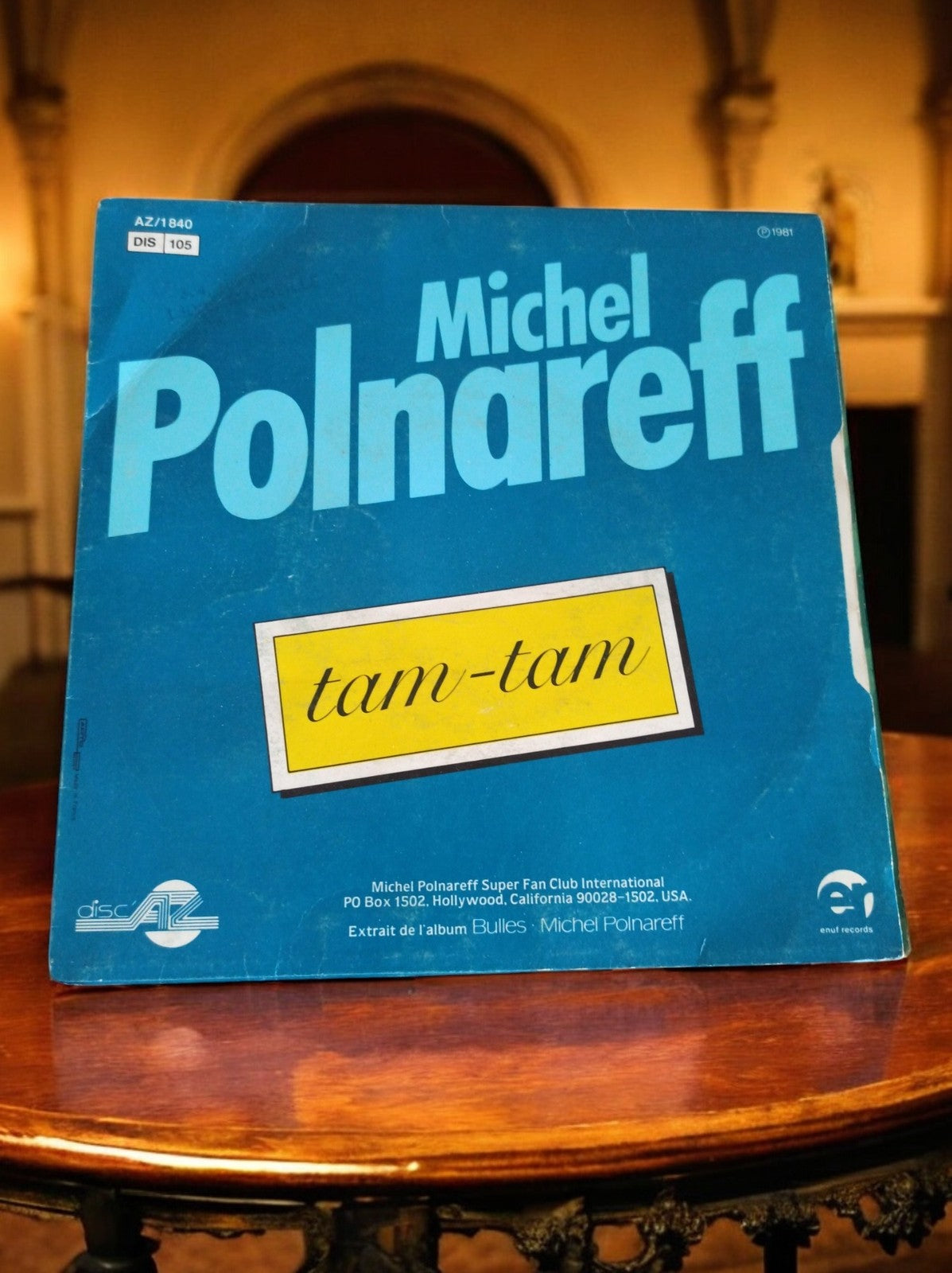 Vinyle 45T Michel Polnareff Tam-tam 1981 French Pop Single Vintage