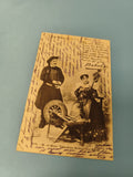 Carte postale ancienne CPA M. et Mme Théodore Botrel Le Rouet costume breton
