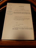 Document ancien arrêté préfectoral Bouches-du-Rhône Marseille années 1930 vintag