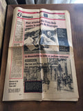 Journal Granma Cuba propagande années 80 vintage historique Nicaragua
