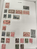 Timbres Algérie anciens oblitérés et neufs, motifs monuments, blasons, personnag