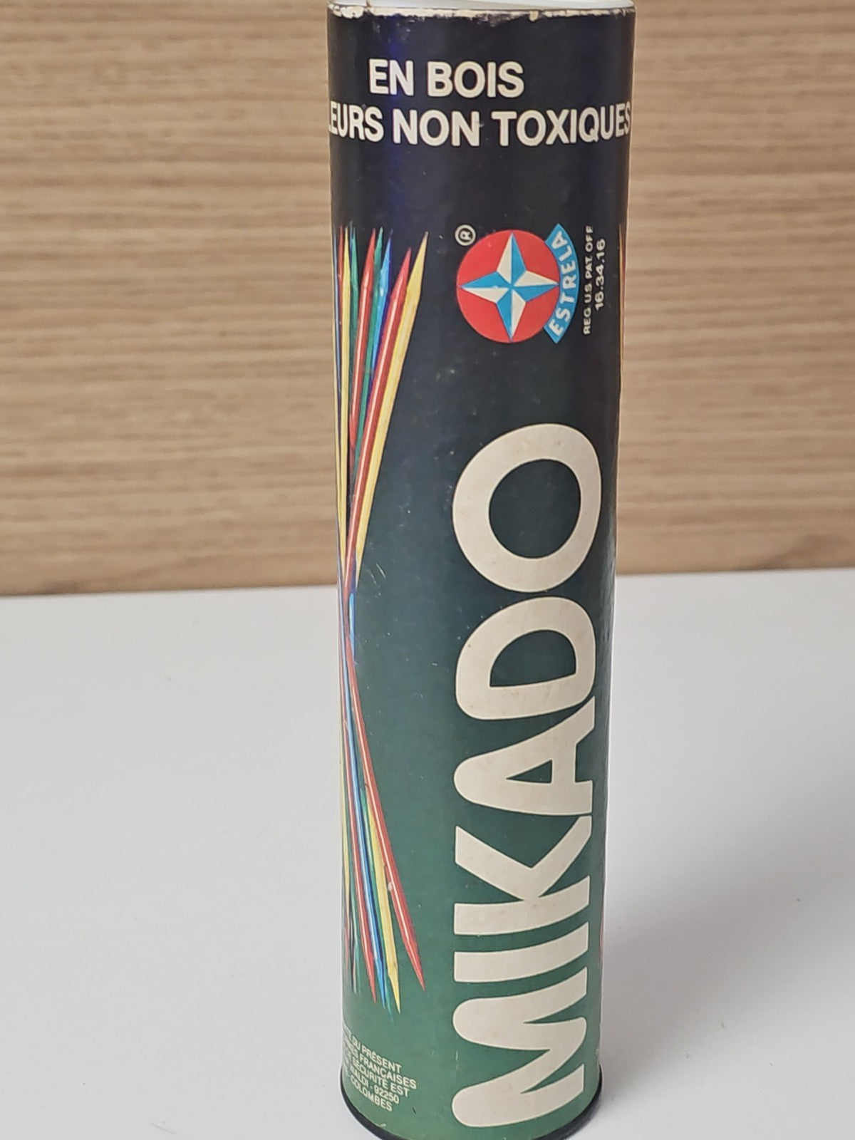 Mikado ancien en bois Estrela rétro ? Jeu de société vintage pour collectionneur