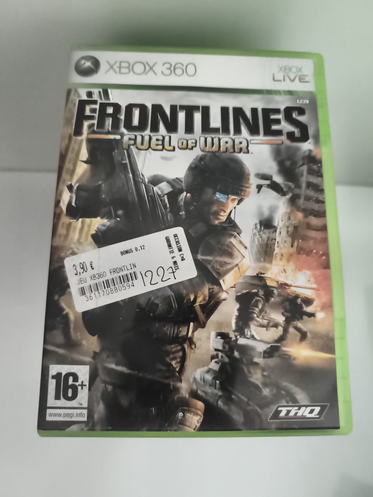 Jeu Xbox 360 Frontlines Fuel of War THQ FPS guerre Xbox Live
