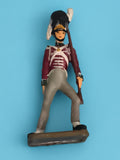 Figurine soldat plomb ancien uniforme empire peinte main figurine militaire vint
