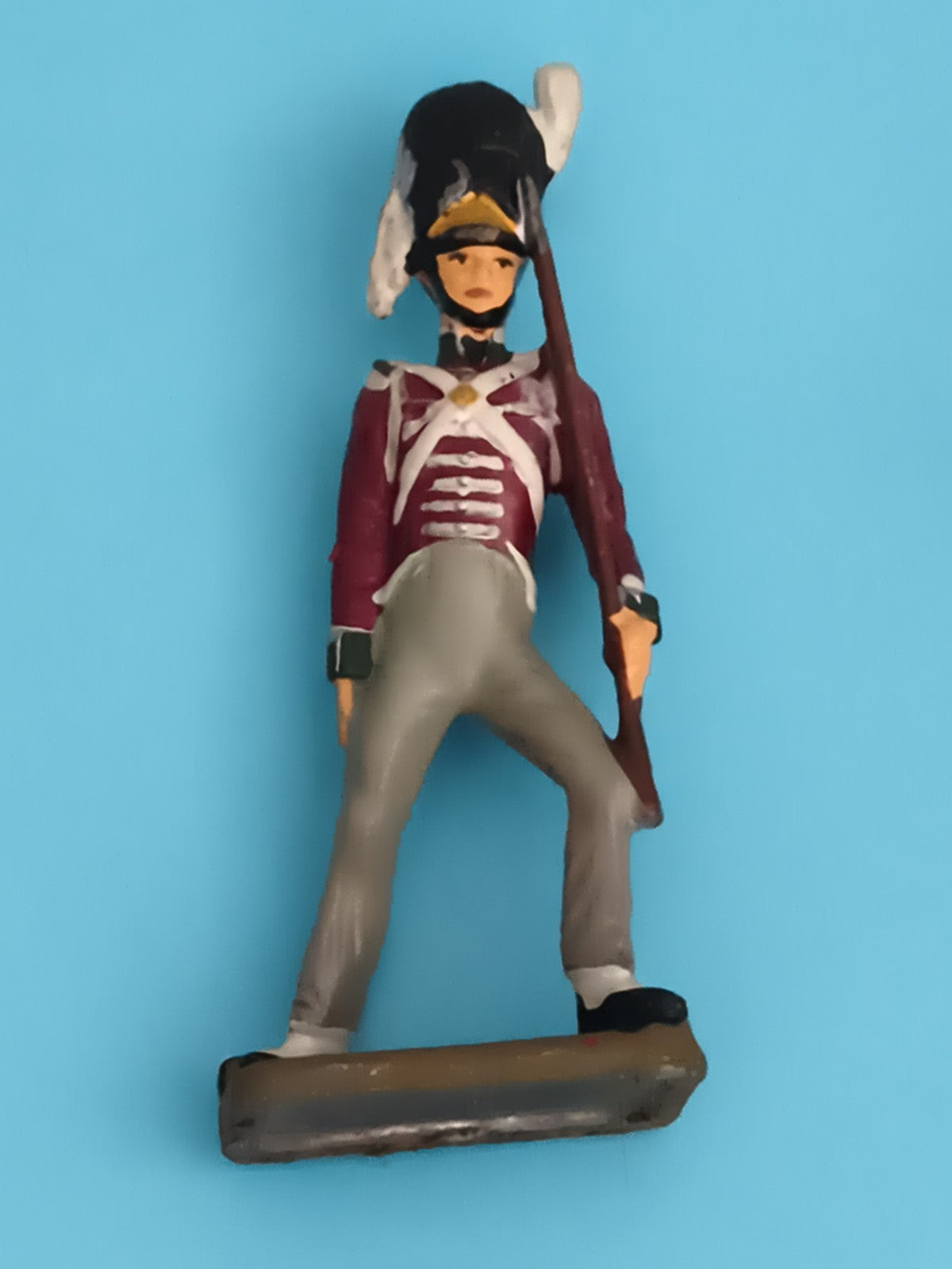 Figurine soldat plomb ancien uniforme empire peinte main figurine militaire vint