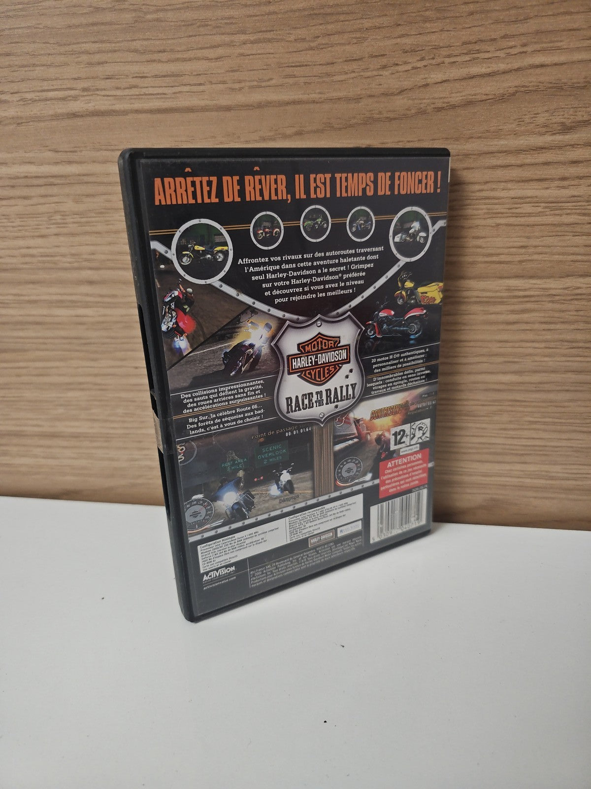 Jeu PC Harley Davidson Race to the Rally version française compatible Windows