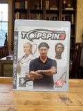 Jeu vidéo PS3 Top Spin 3 2K Sports tennis complet rétro PAL