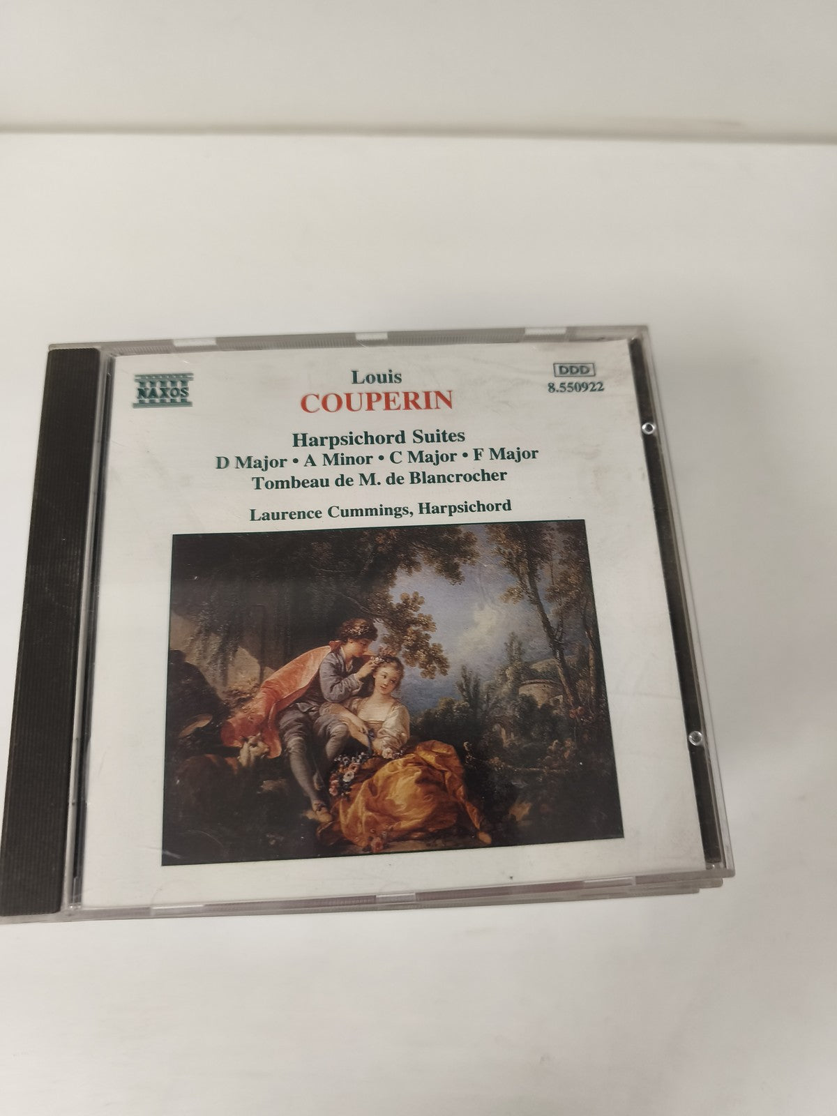 CD Louis Couperin Suites pour clavecin Laurence Cummings Naxos pochette couleur