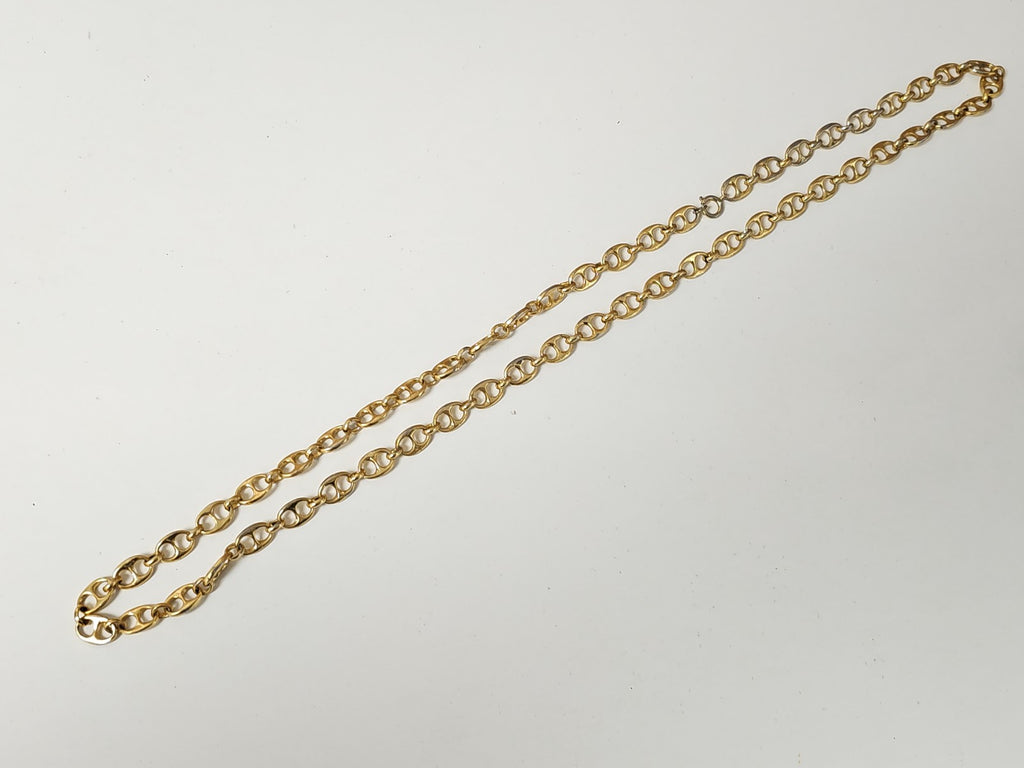 Vintage old costume necklace, large retro pendant, original pre-owned jewelry