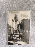 CPA Calvaire de Lanrivain Bretagne photo ancienne scène costumes