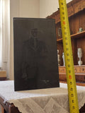 Plaque typographique publicitaire vintage Lama Estival vêtement homme