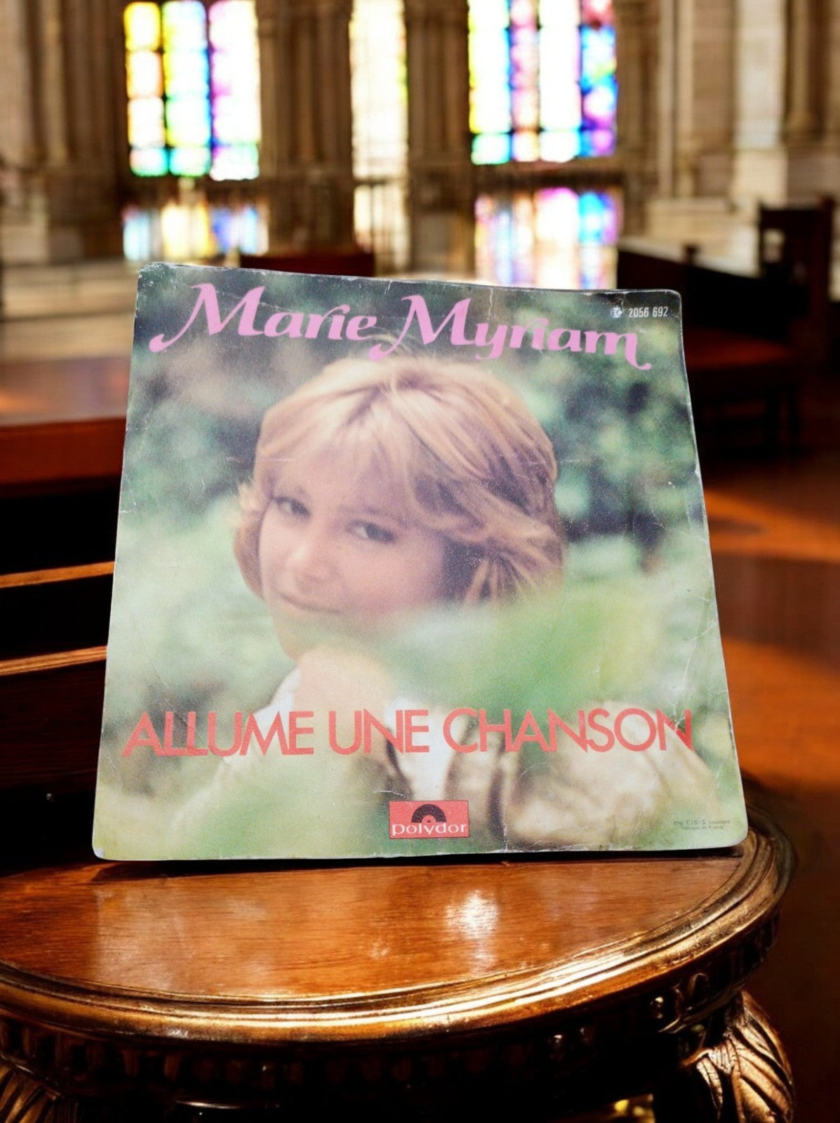 Vinyle 45 tours Marie Myriam Polydor Allume une chanson vintage années 70